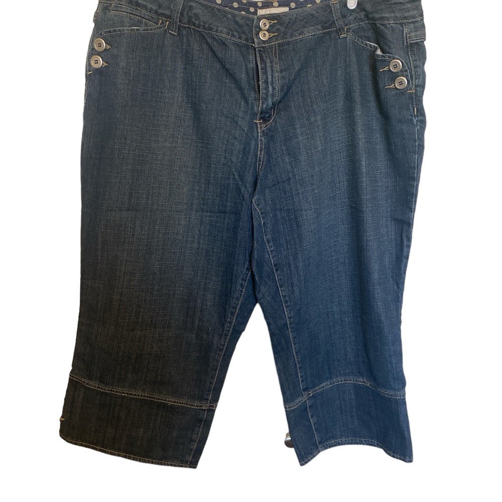 NWOT Venezia Lane Bryant Denim Women’s Capris Sz 22